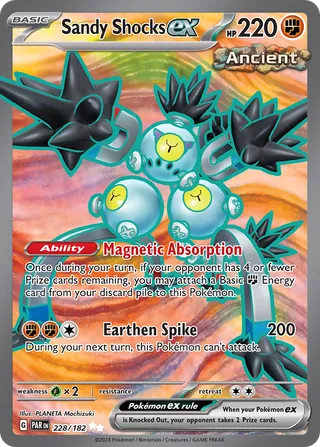 Sandy Shocks ex — Ultra Rare variant