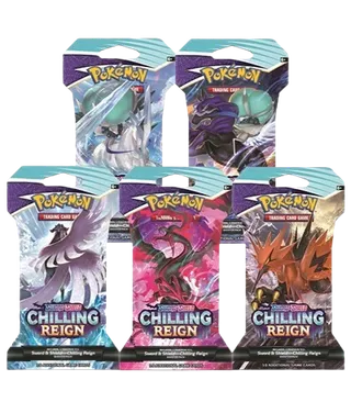 Chilling Reign Sleeved Booster Pack Art Bundle (Set of 5)