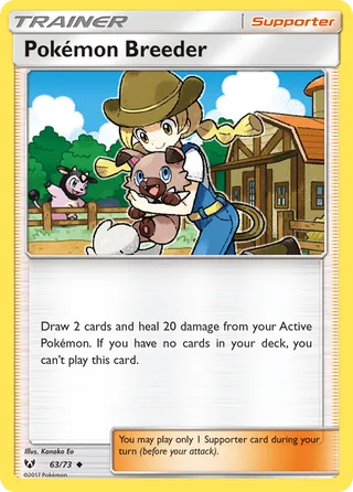 Pokémon Breeder — Uncommon variant