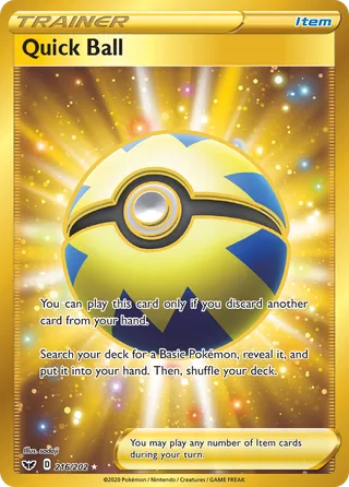 Quick Ball — Rare Secret variant
