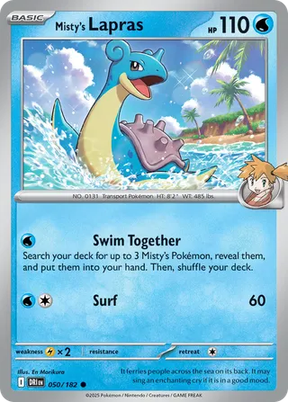 Misty's Lapras — Common variant