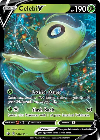 Celebi V — Rare Holo V variant