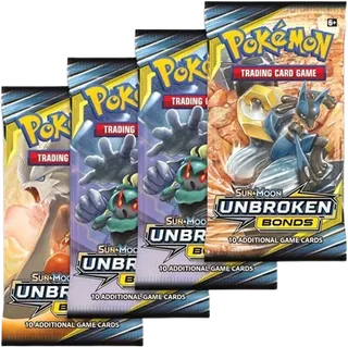 Unbroken Bonds Booster Pack Art Bundle (Set of 4)