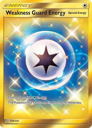 Weakness Guard Energy — Rare Secret variant