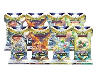 Brilliant Stars Sleeved Booster Pack Art Bundle (Set of 8)