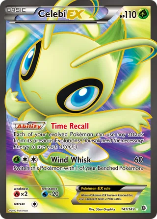 Celebi-EX — Rare Ultra variant