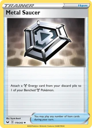 Metal Saucer — Uncommon variant