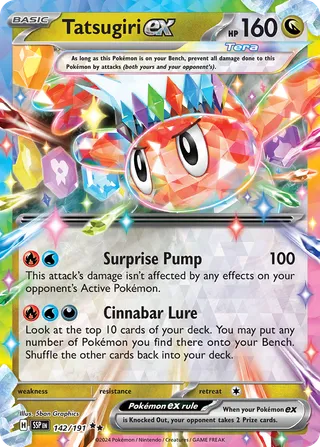 Tatsugiri ex — Double Rare variant